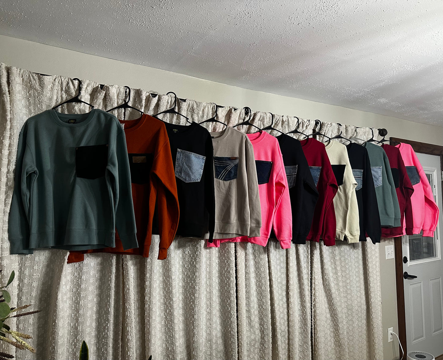 XL Neon Pink Levi Crewneck