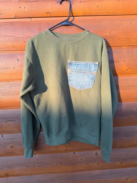Green Cinch Crewneck Small