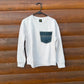 Cream Cinch Crewneck Small