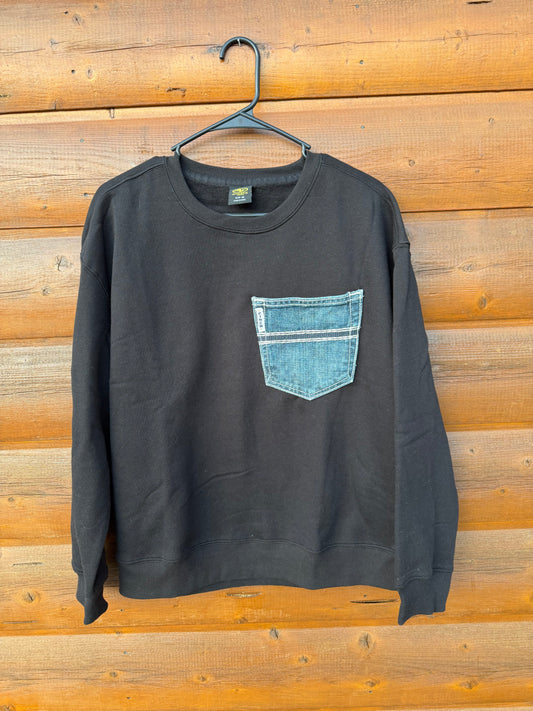 Black Cinch Crewneck Medium