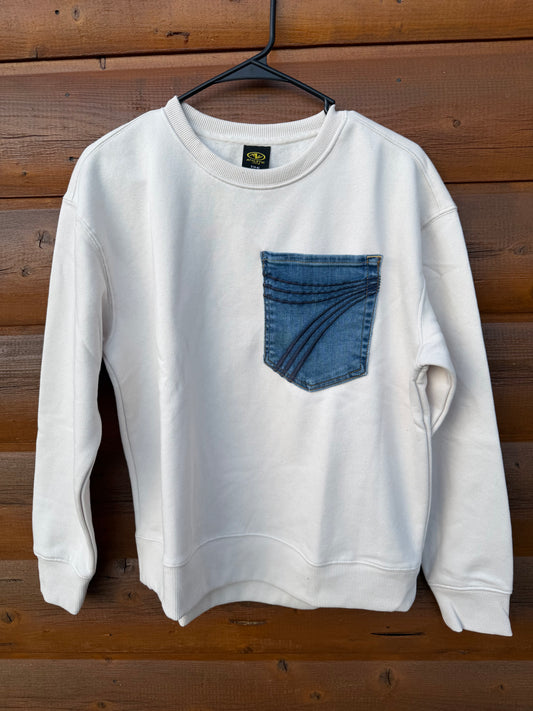 Cream 7FAMK Crewneck Small