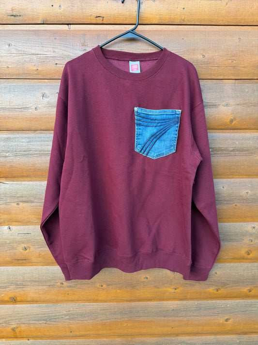 Maroon 7FAMK Crewneck Large