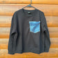 Black 7FAMK Crewneck Medium