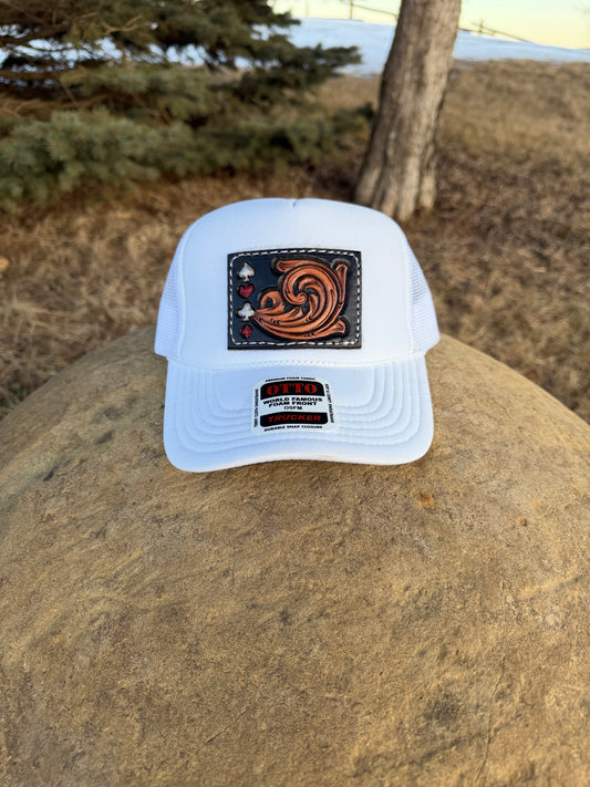 White “Gambler” Trucker Hat