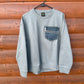 Sage Cinch Crewneck Large