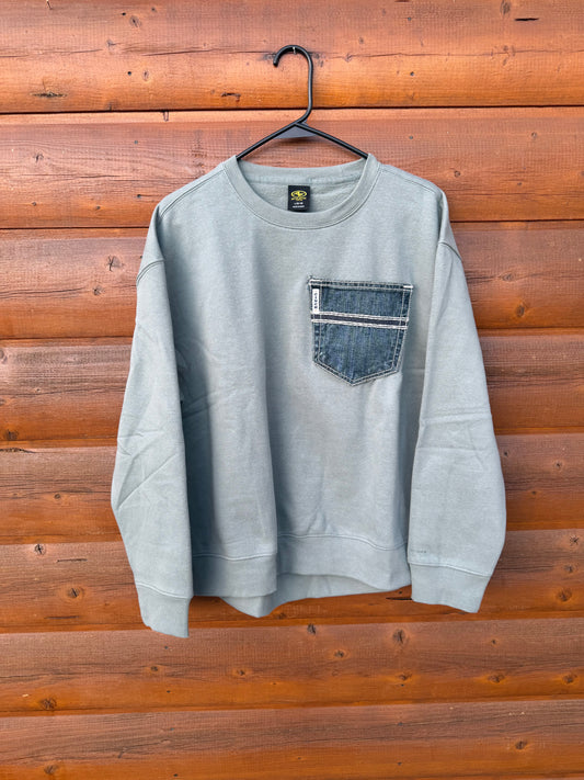 Sage Cinch Crewneck Large